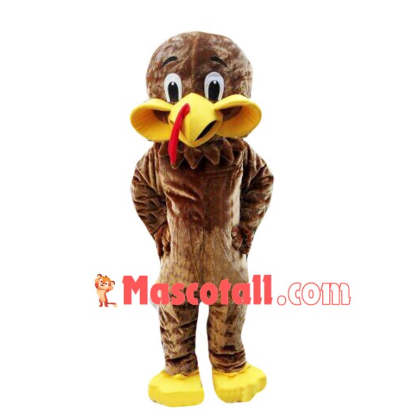 Large Brown Bird Mascot Costume
