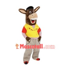 Leisurely Donkey Mascot Costume