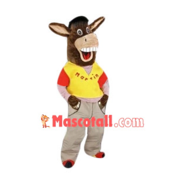 Leisurely Donkey Mascot Costume