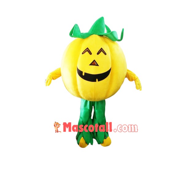 Halloween Scary Face Pumpkin Mascot Costume