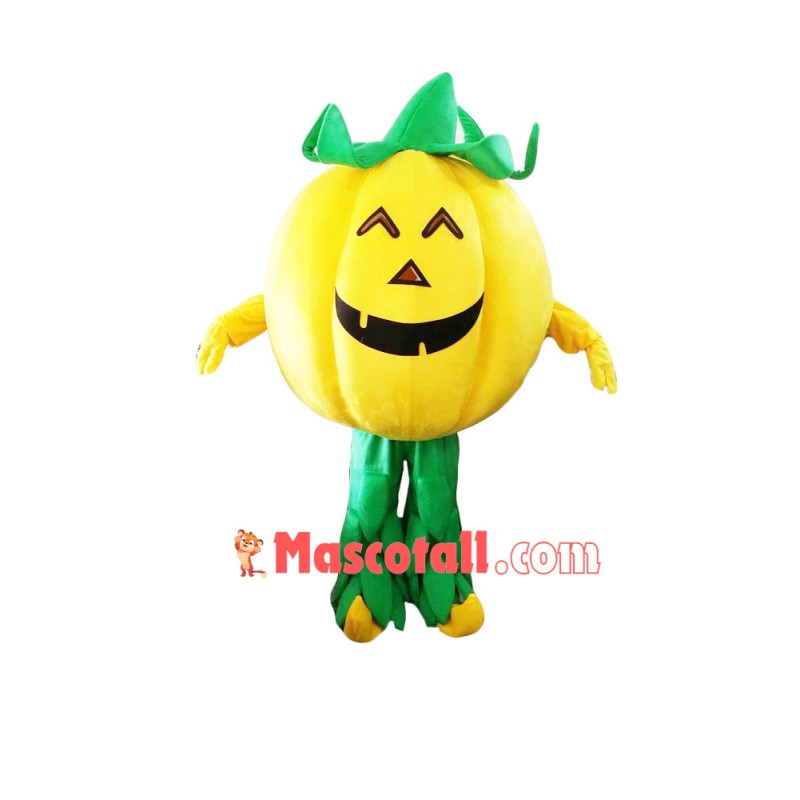 Halloween Scary Face Pumpkin Mascot Costume