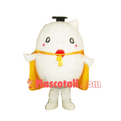 Doctor Duck Egg Cartoon Mascot Costume