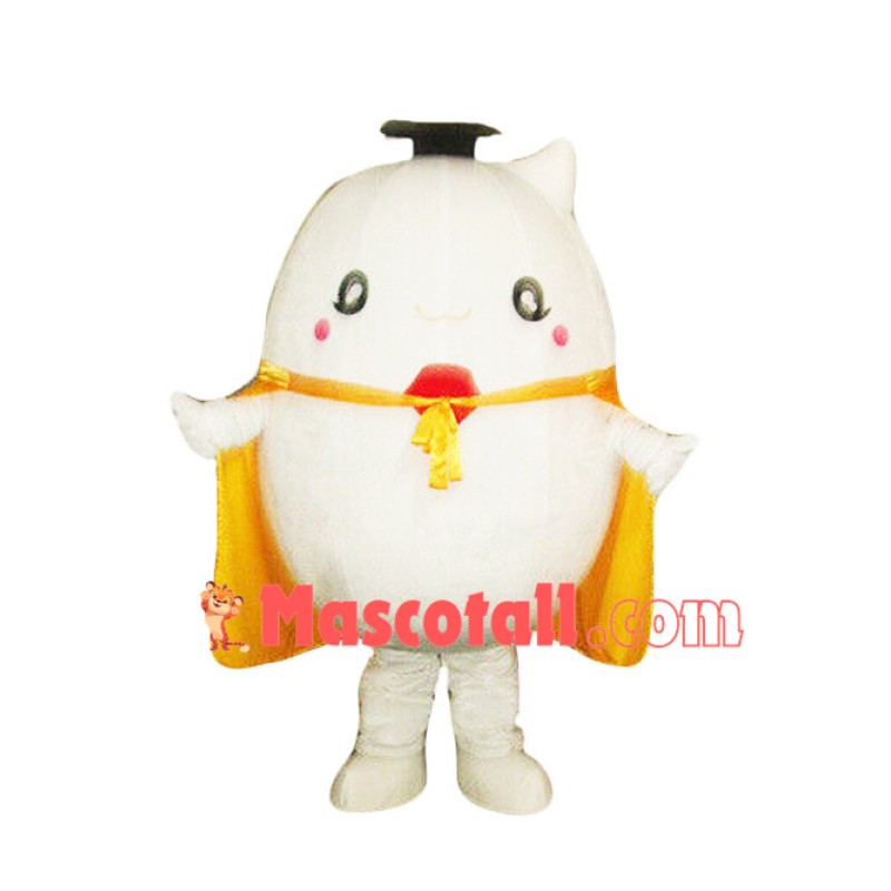 Doctor Duck Egg Cartoon Mascot Costume