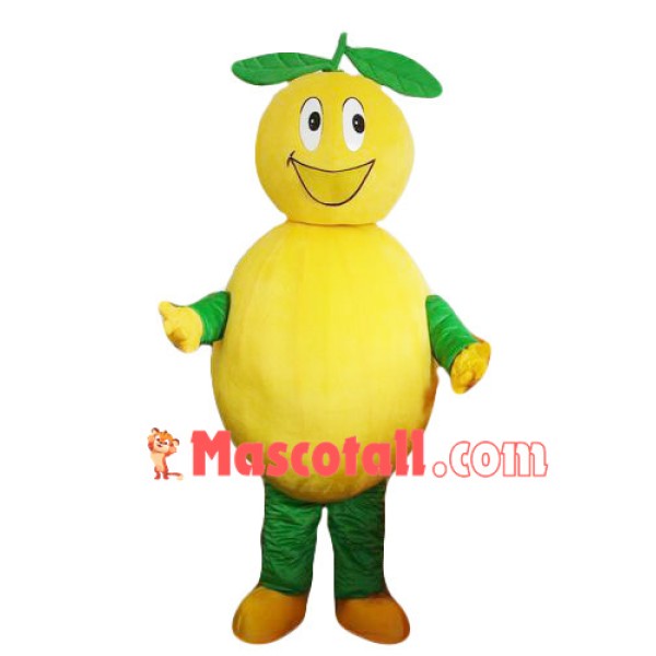 Smiley Lemon Doll Mascot Costume