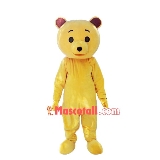 Pure Color Winnie The Pooh Mascot Costume