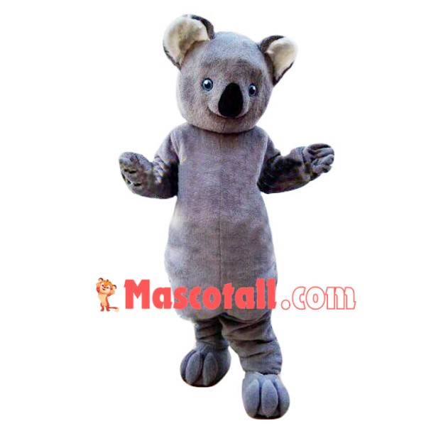 Silly Gray Koala Mascot Costume