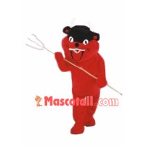 Trident Red Demon Mascot Costume