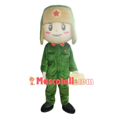 The Most Beautiful Soldier Lei Feng Mascot Costume