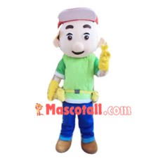 Dedicated Repair Staff Mascot Costume