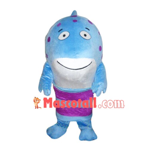 Purple Spotted Ugly Catfish Mascot Costume