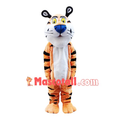 Tiger With Blue Nose Mascot Costume