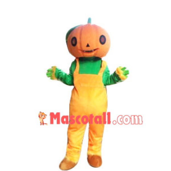 Funny Pumpkin Head Doll Mascot Costume