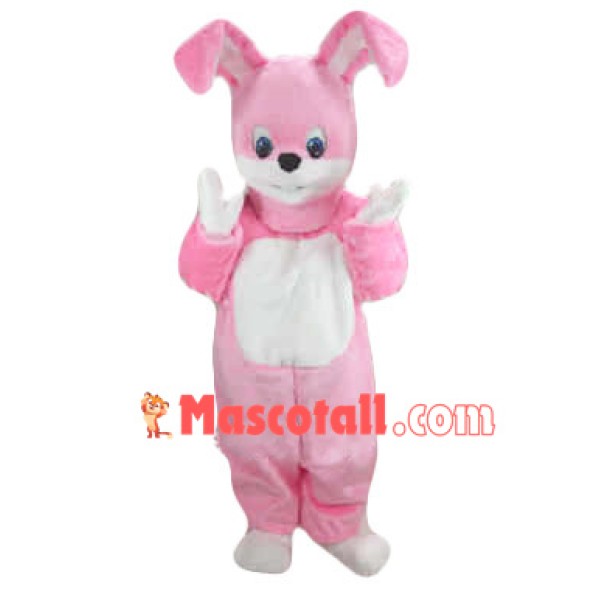 Adult Size Pink Rabbit Mascot Costume