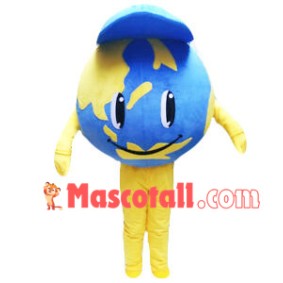 Earth In The Cap Mascot Costume
