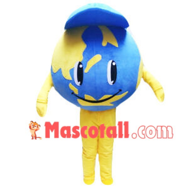 Earth In The Cap Mascot Costume