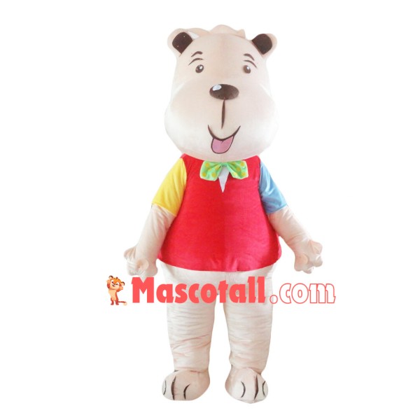 Playful Bear Mascot Soft Costume