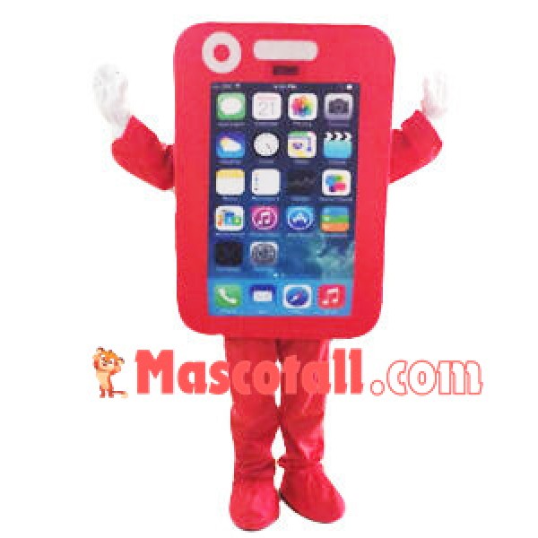 Customized Red Phone Mascot Costume