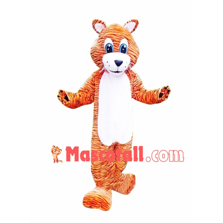 Striped Little Tiger Mascot Costume