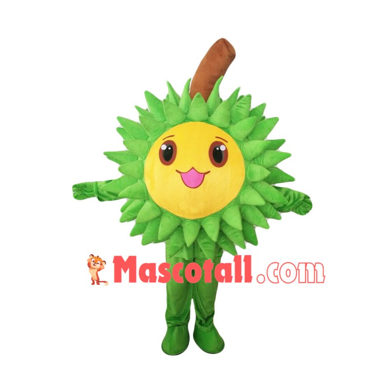 Green Durian Cartoon Mascot Costume
