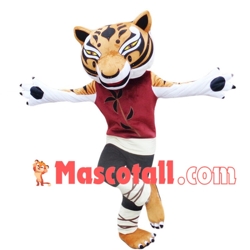 Tigress Mascot Cartoon Costume