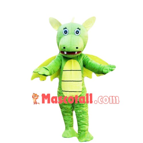 Special Look Green Dragon Mascot Costume
