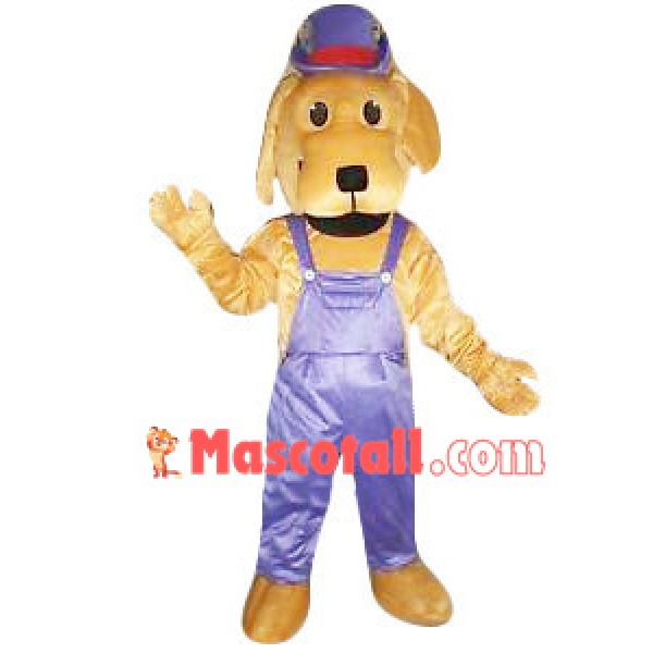 Pet Dog In The Purple Pants Mascot Costume