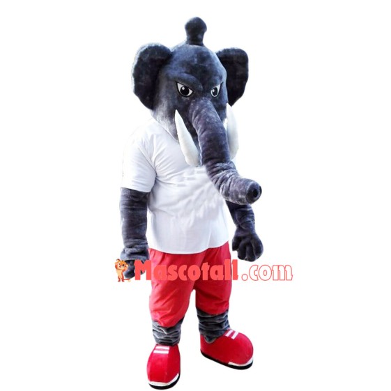 Powerful African Elephant Mascot Costume