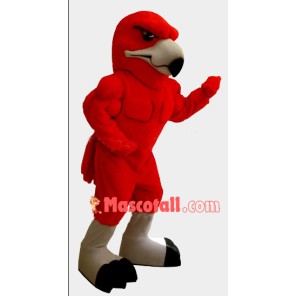 Muscle Hale Red Eagle Mascot Costume