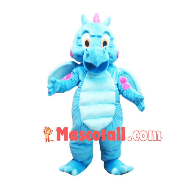 Blue Flying Dragon Mascot Handmade Costume
