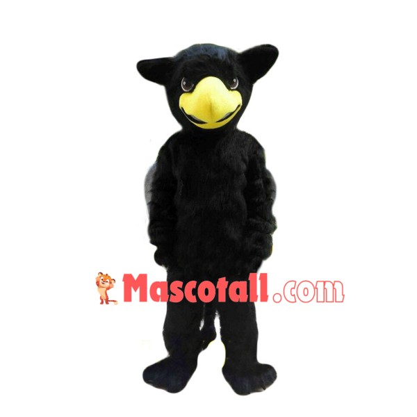 All Over Black Eagle Mascot Costume