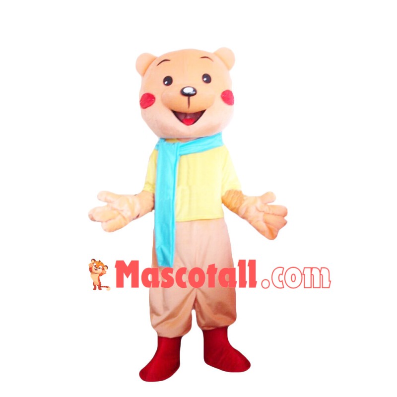Cartoon Handmade Teddy Bear Mascot Costume