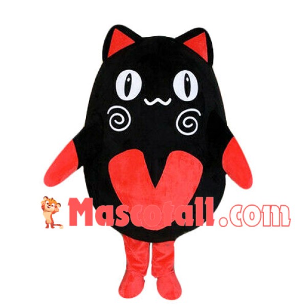Black Cat Cartoon Mascot Costume