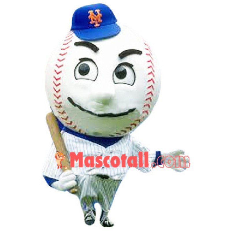 League Baseball Man Mascot Costume