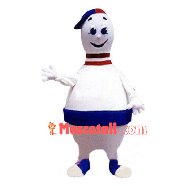 Regular Bowling Pin Mascot Costume