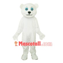Pure White Bear Mascot Costume