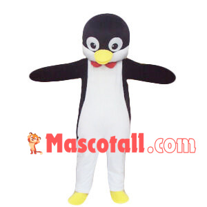 Tall Singer Penguin Mascot Costume