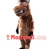 Angry Brown Horse Mascot Costume