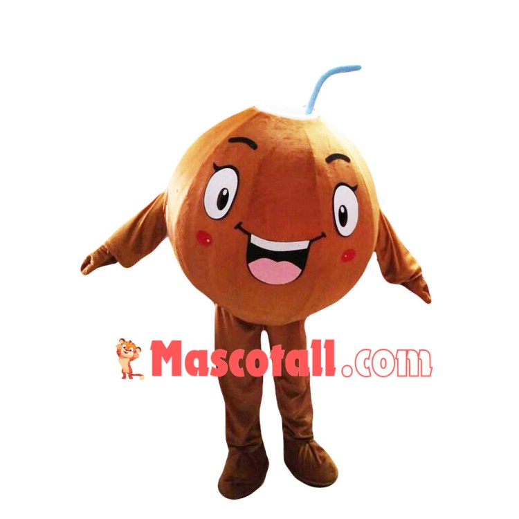 Chipped Coconut Mascot Costume