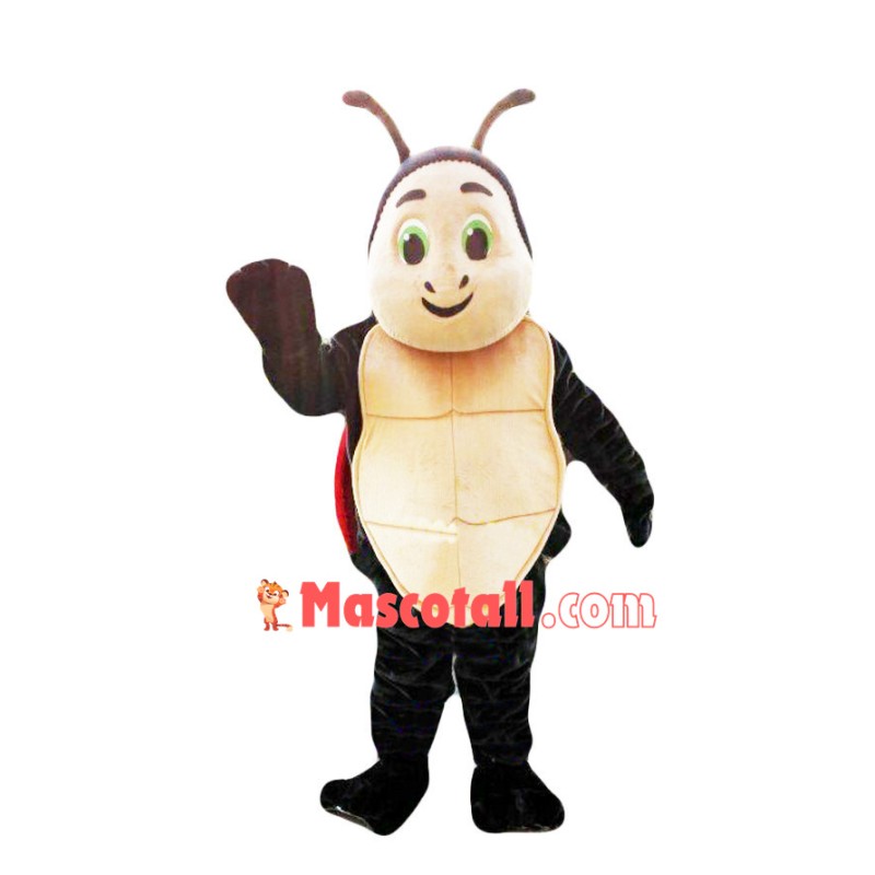 Black Ladybug Mascot Handmade Costume
