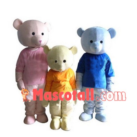 Nice Bear Family Mascot Costume
