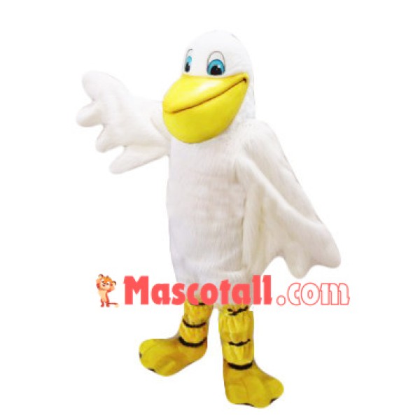 Blue Eyes Pelican Mascot Costume