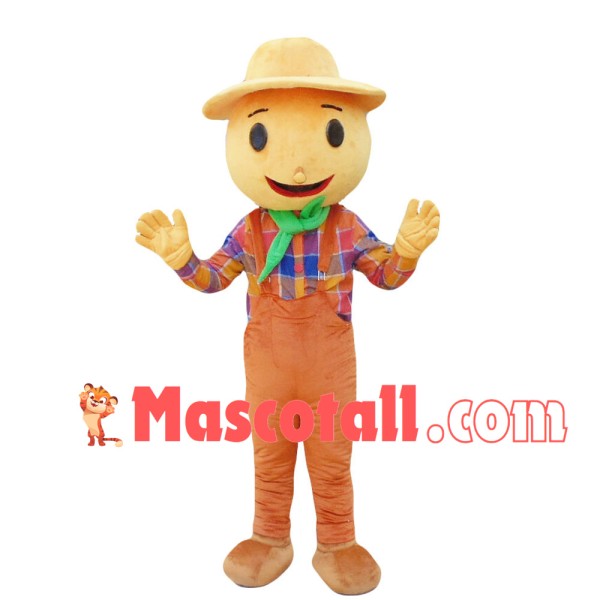 Hard Working Farmer Mascot Costume