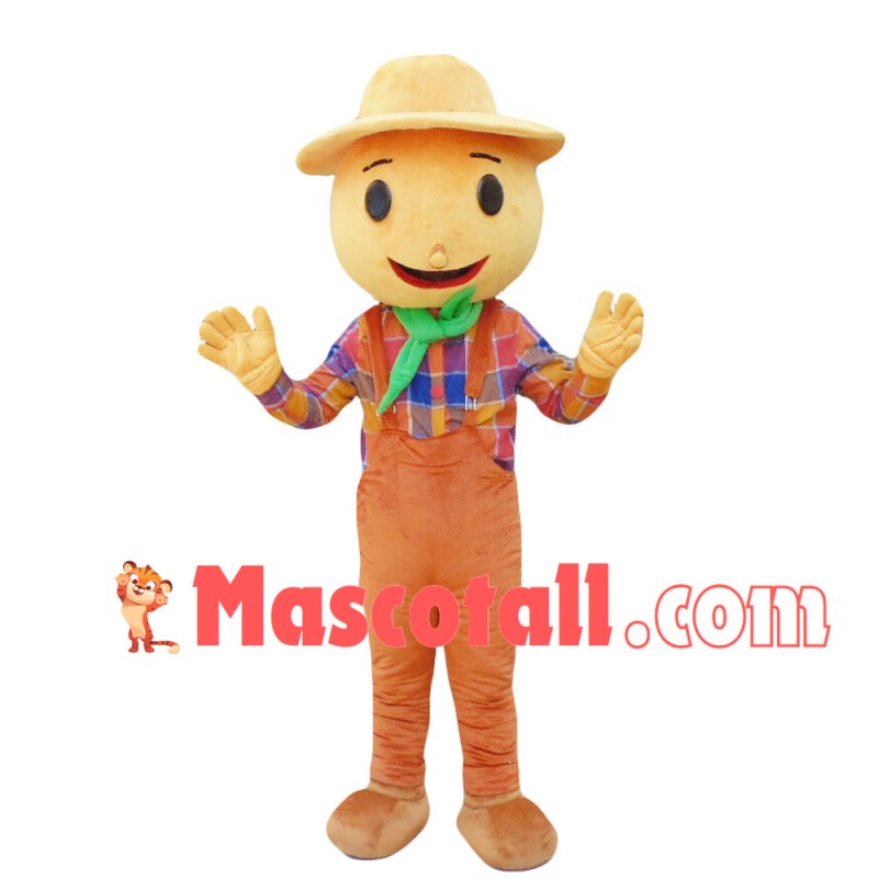 Hard Working Farmer Mascot Costume