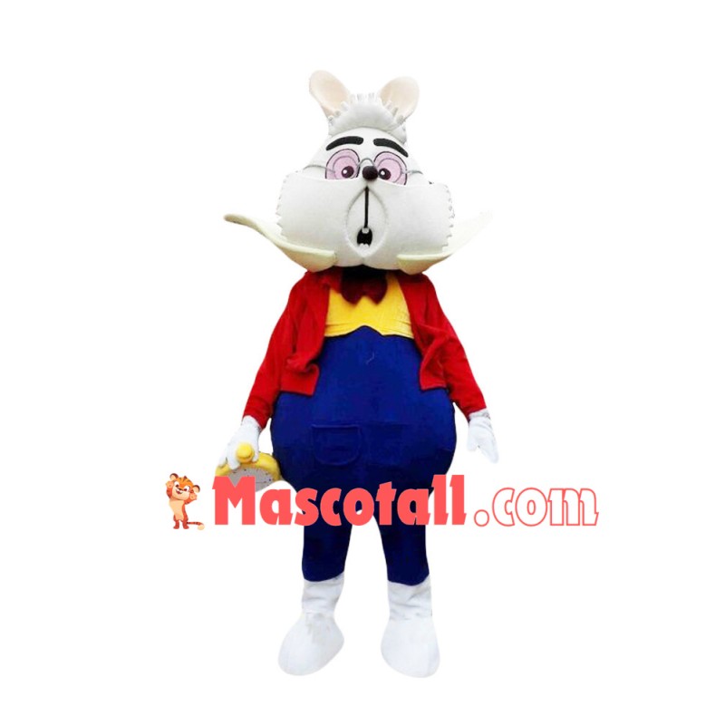Wise Watch Rabbit Mascot Costume