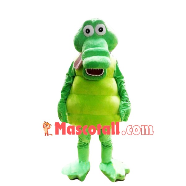 Crocodile With Short Body Mascot Costume