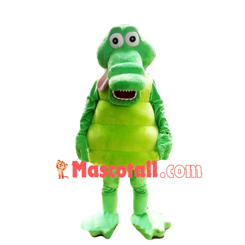 Crocodile With Short Body Mascot Costume