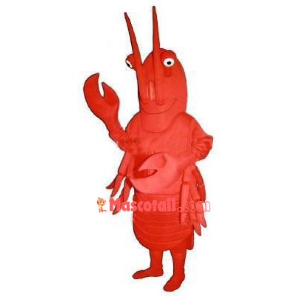 Lively Red Lobster Mascot Costume