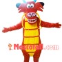 Chinese Red Dragon Mascot Costume