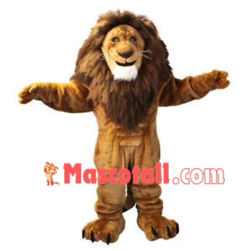 Fierce Power Leader Lion Mascot Costume