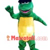 Sinewy Turtle With Cap Mascot Costume